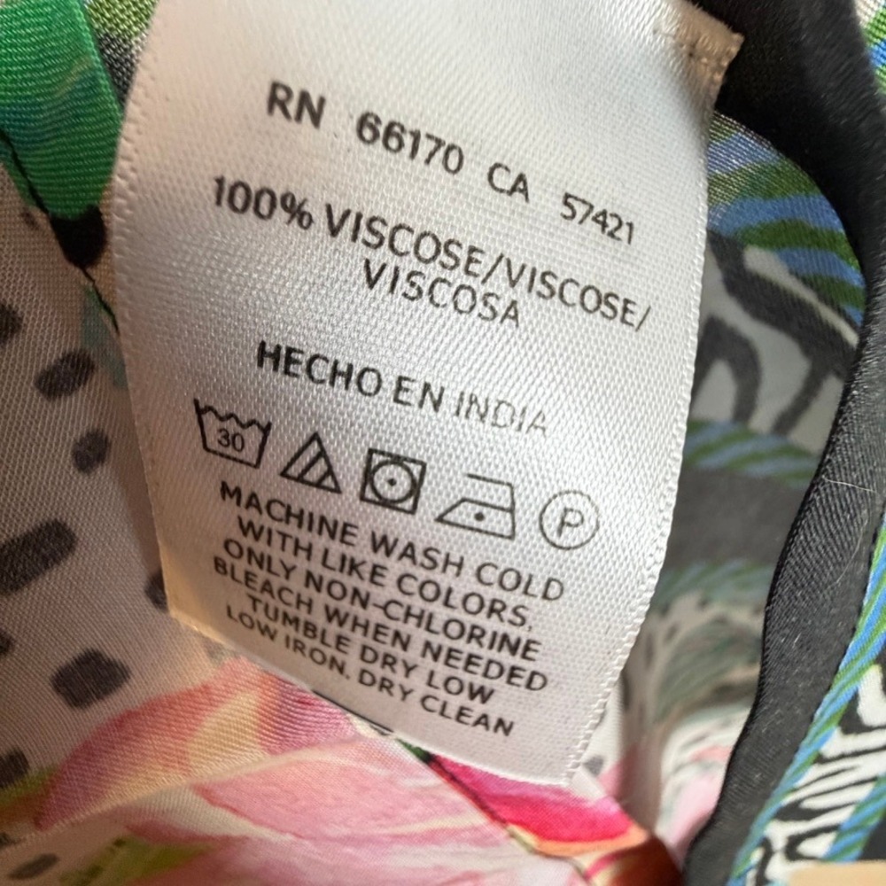 Maeve Anthropologie Women Floral Dot Print Kimono Duster OS Boho Vacation NWT - Picture 5 of 9